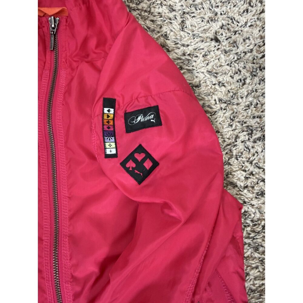 PUMA Women’s Track Jacket - Hot Pink Y2K Windbreaker - Size M - Picture 4 of 9